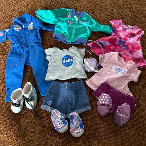 EUC American Girl Luciana Vega NASA Flight Suit Outfits Bundle - Main Image